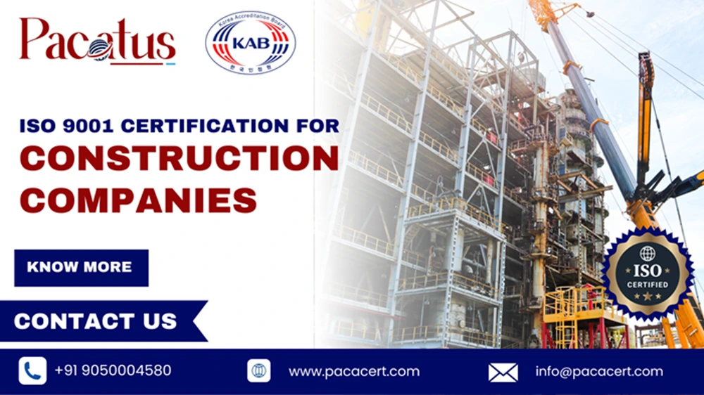 ISO 9001 Certification Construction Companies